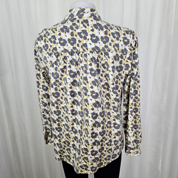 Cabi Providence Shirt Jacket Safari Leopard Animal Print Size Medium - Picture 12 of 15
